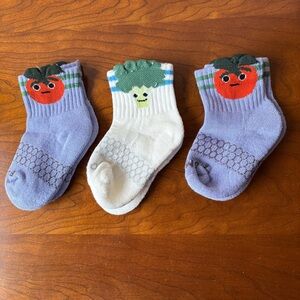 New Bombas Veggies Socks Toddler 3 Pairs
